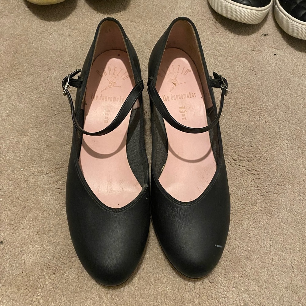Capezio the dance maker black dance shoes